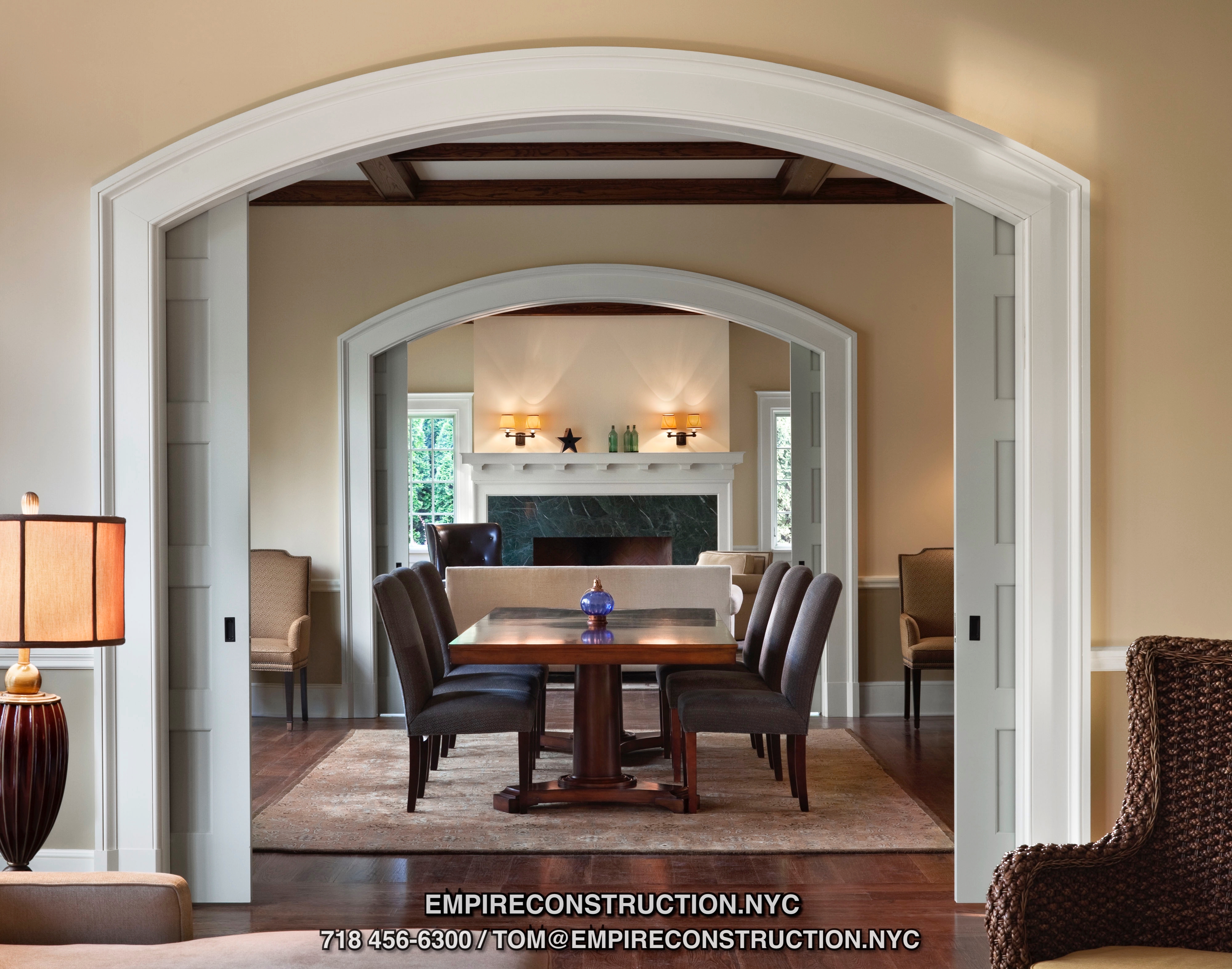 Interiors, Living Rooms, Libraries by Empire. Bring your ideas and we will make them into a reality. Libraries, cabinets, european furniture, shelves, drawers, vanities,  entertainment centers,  wardrobes, dressers, storage chests, fireplace mentols build inns, tables, chairs,  beds, floors, paneling, running trims,  casework, decorative woodworking, Planning, interior designing, construction and installation, we will assist you at all steps of the way. 