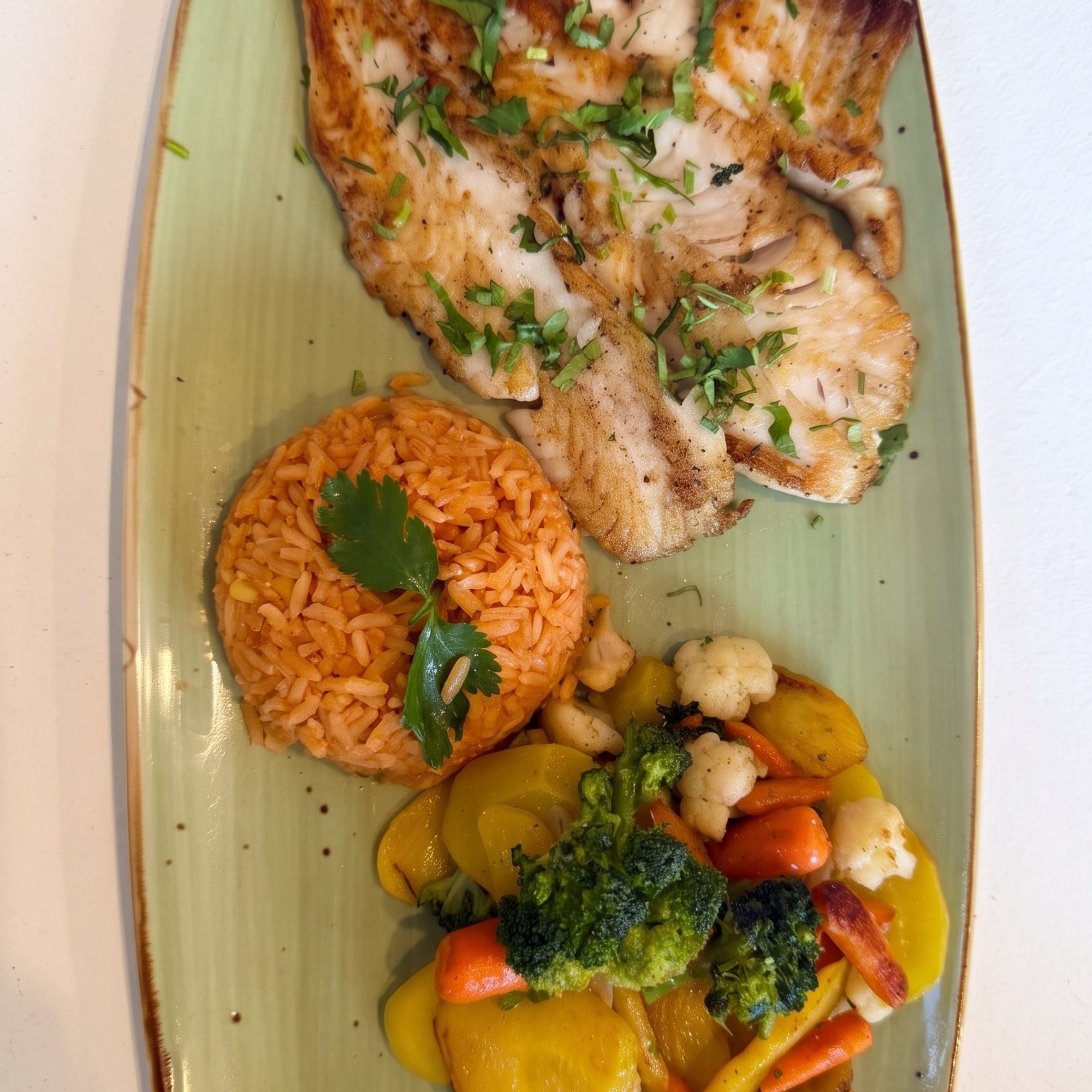 Grilled Fish and Veggies