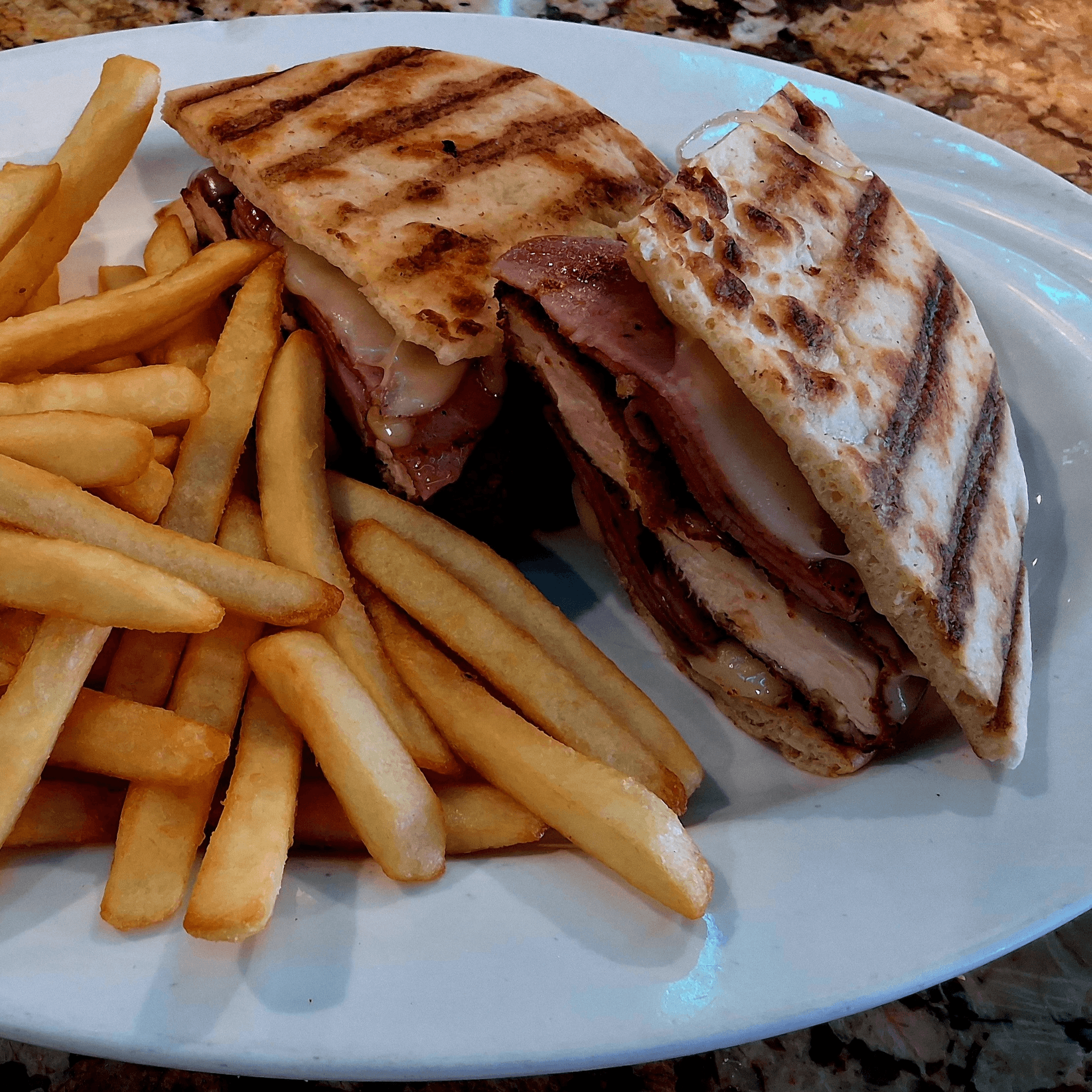 Chicken Cordon Bleu Panini