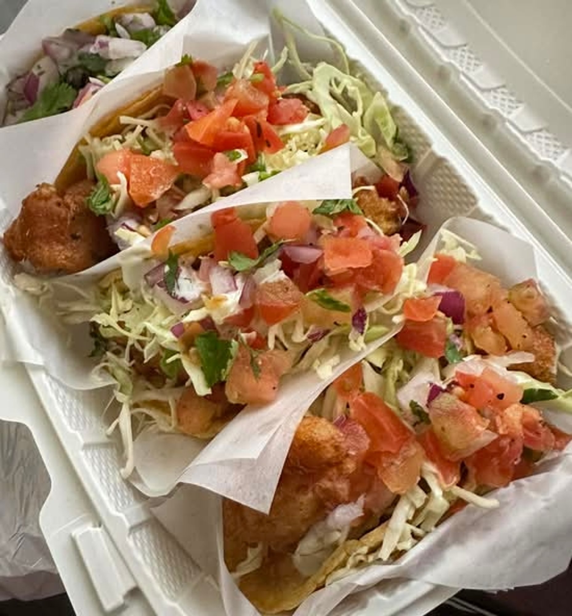 #12 3 Fish Tacos & Soda