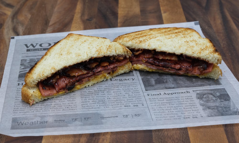 Fried Bologna Sandwich