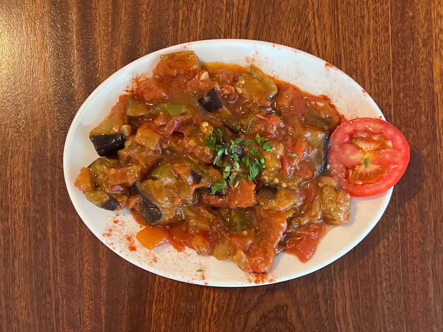 Sauced Eggplant