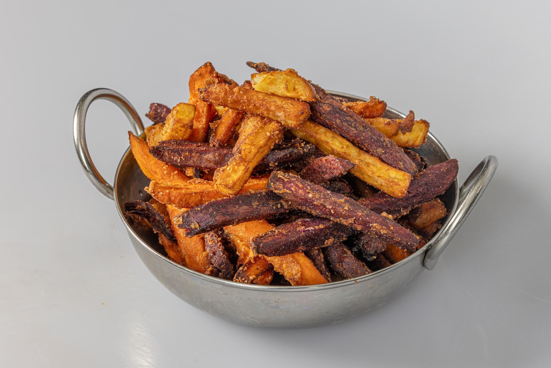 Tri-Color Sweet Potato Fries