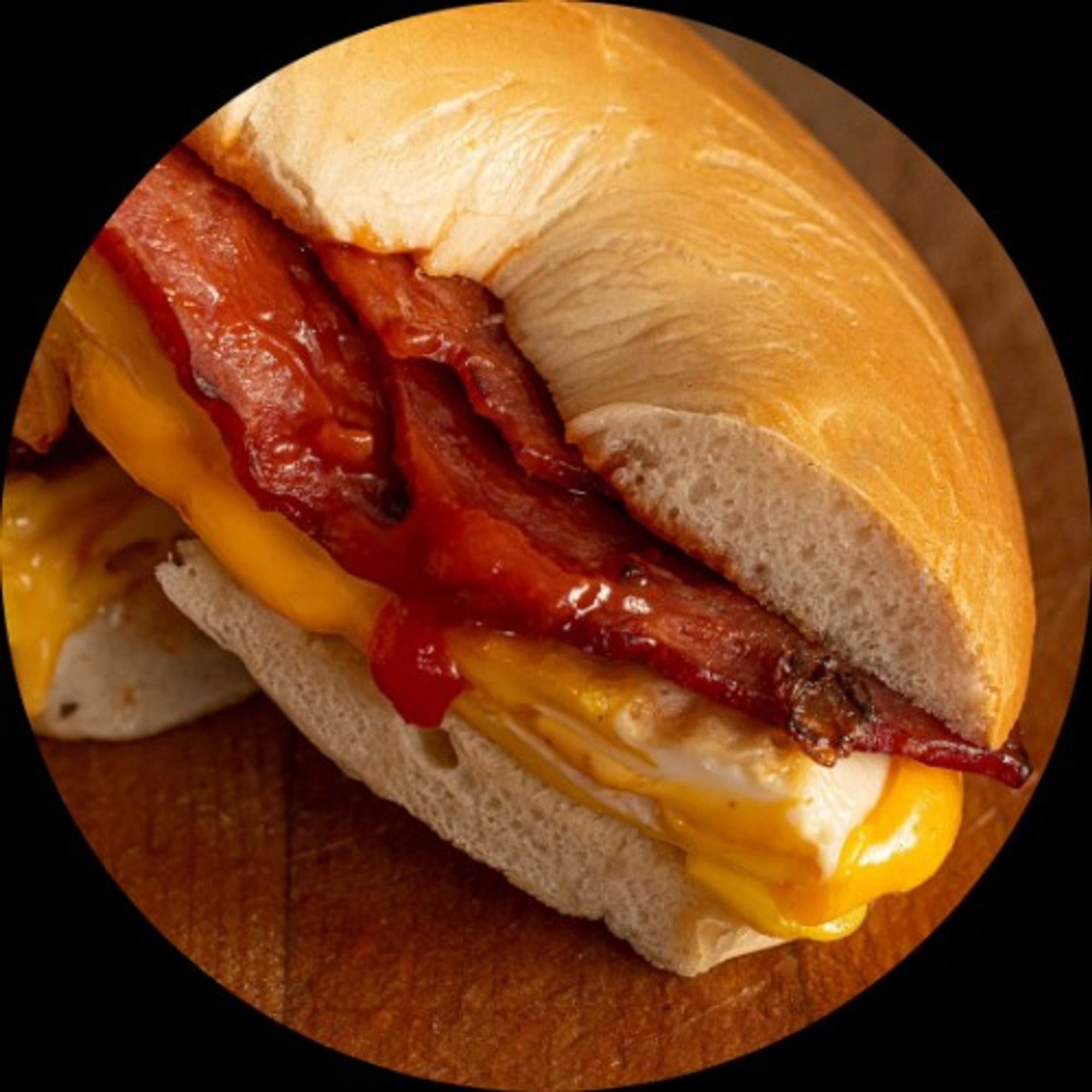 Breakfast Sandwiches with 2 Eggs, Breakfast Meat & Cheese