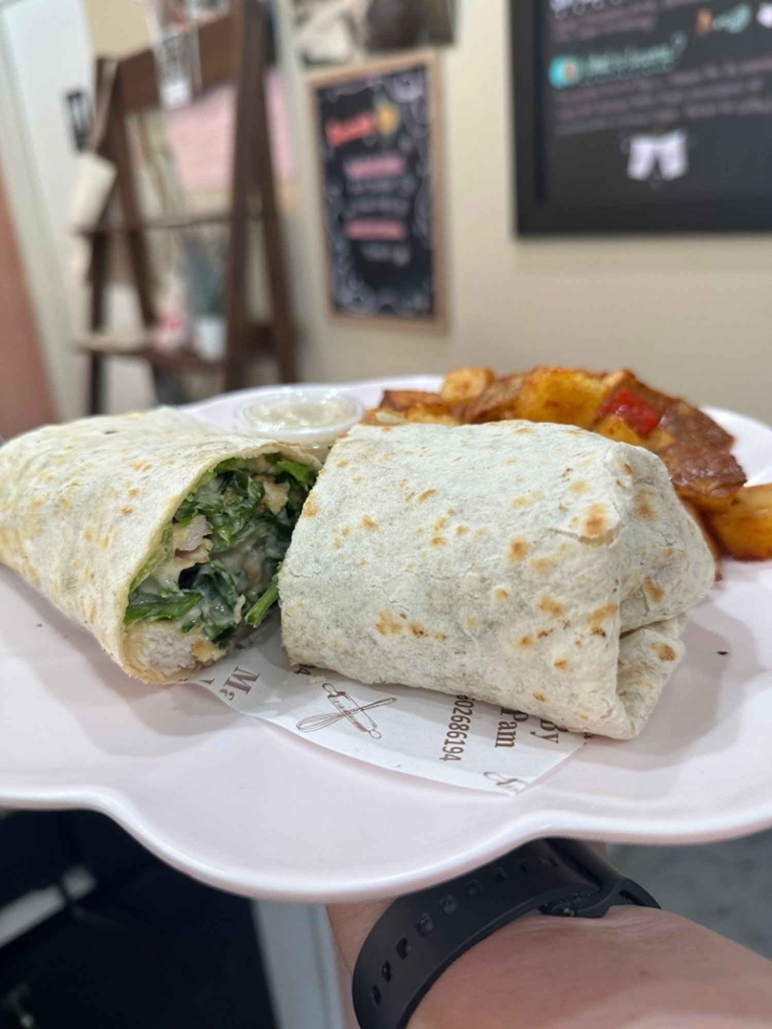 Chicken Caesar Salad Wrap