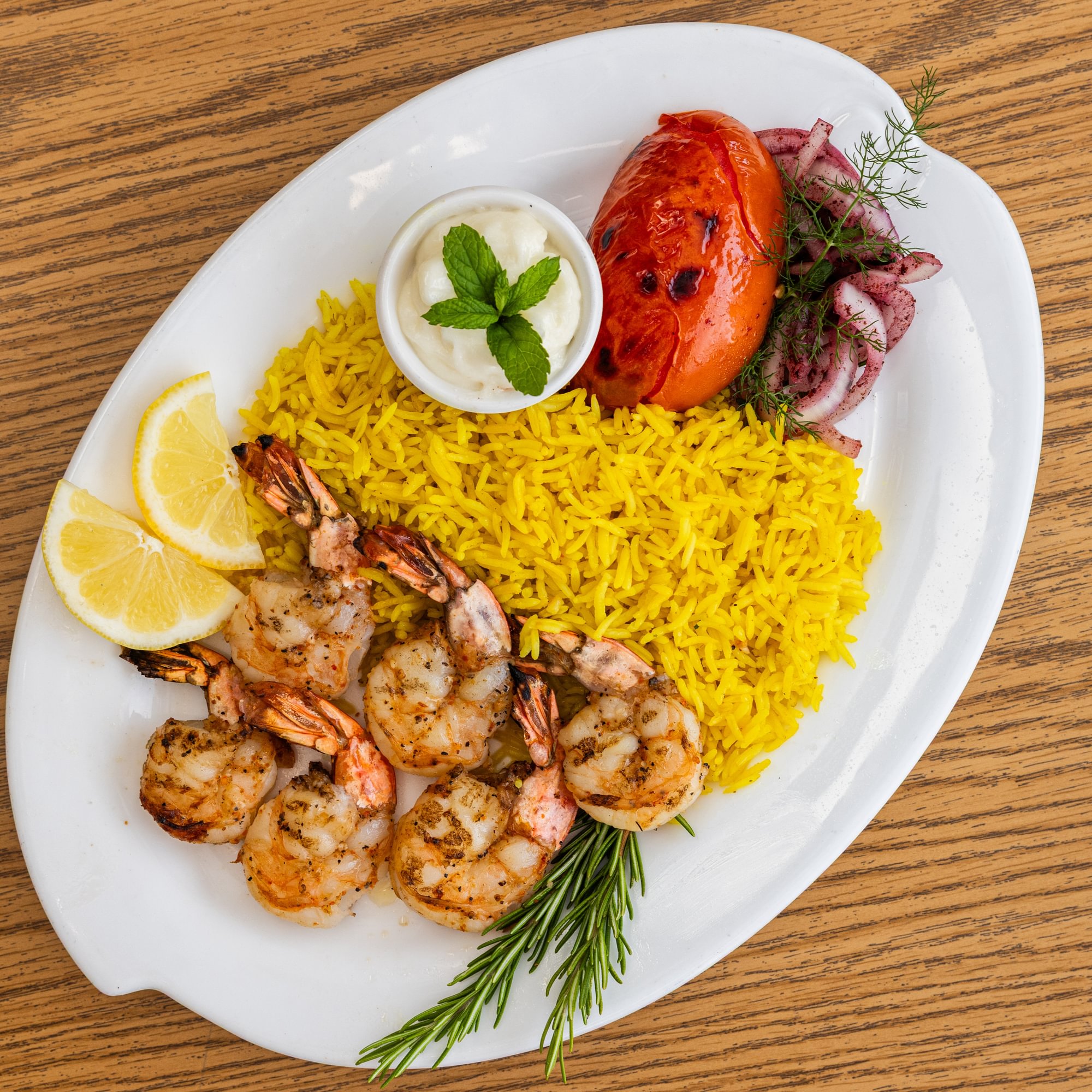 Shrimp kebab