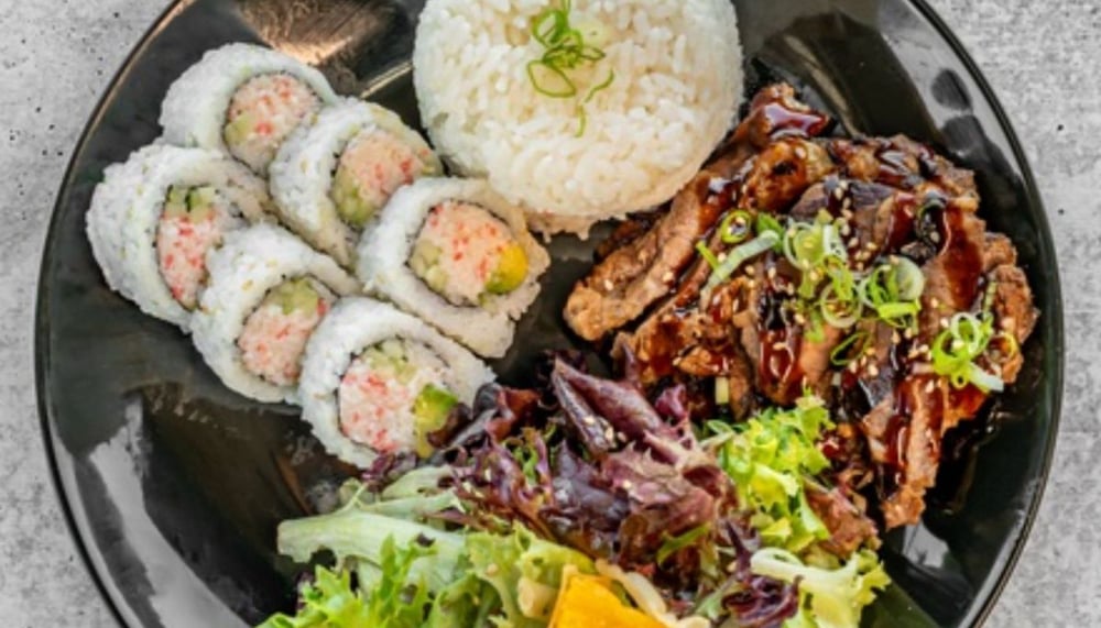 Steak and California Roll Combo