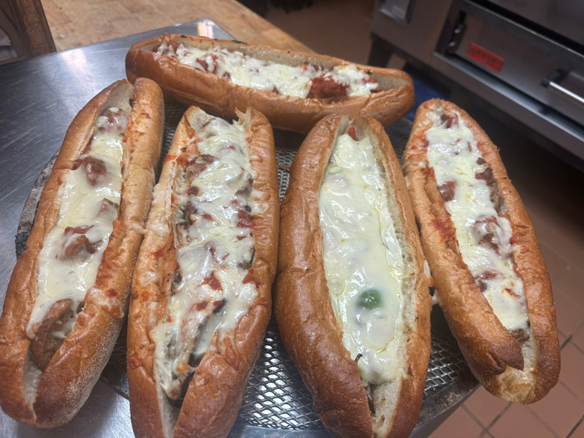 Shrimp Parmigiana Sandwich