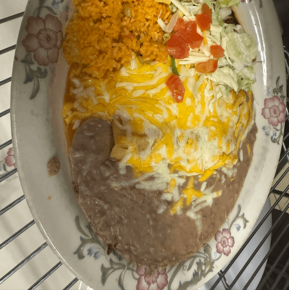 #29 Taco & Two Enchiladas