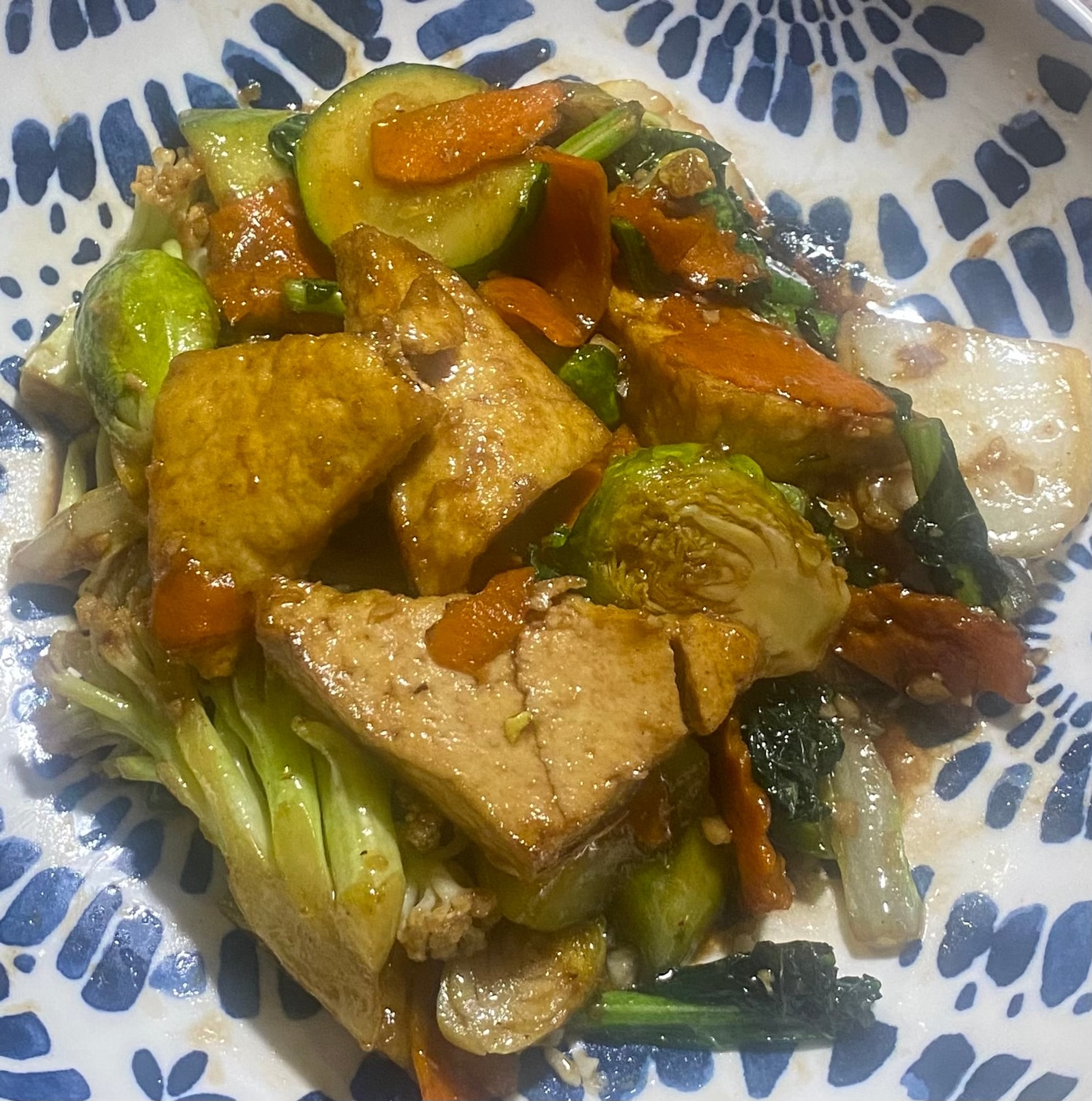 Vegetarian Mixed Vegetables with Tofu