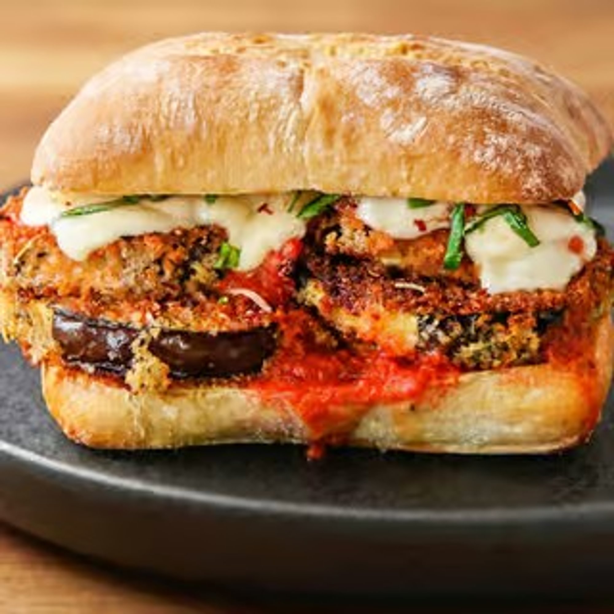 Eggplant Parmigiana Sub