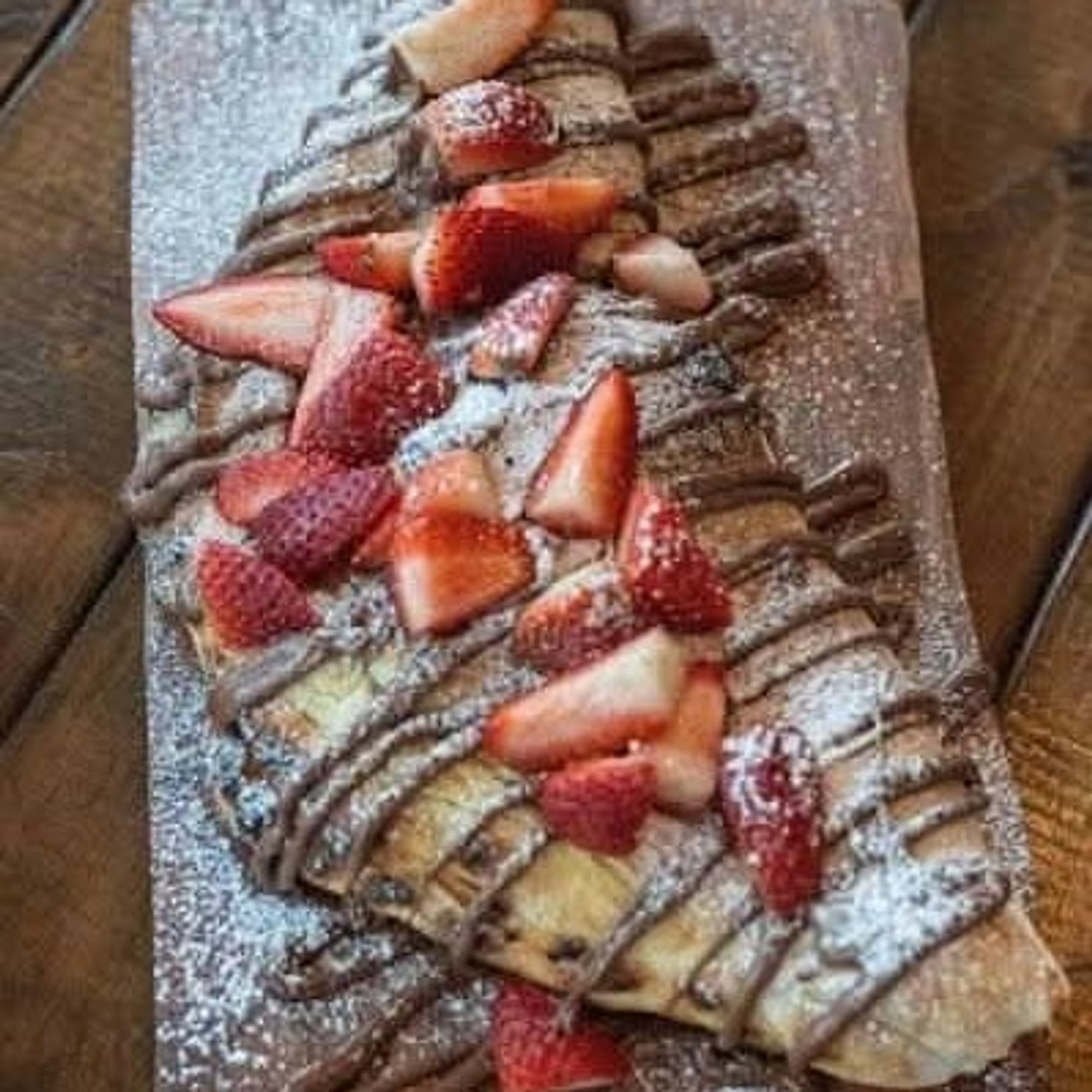 Calzone with Strawberries