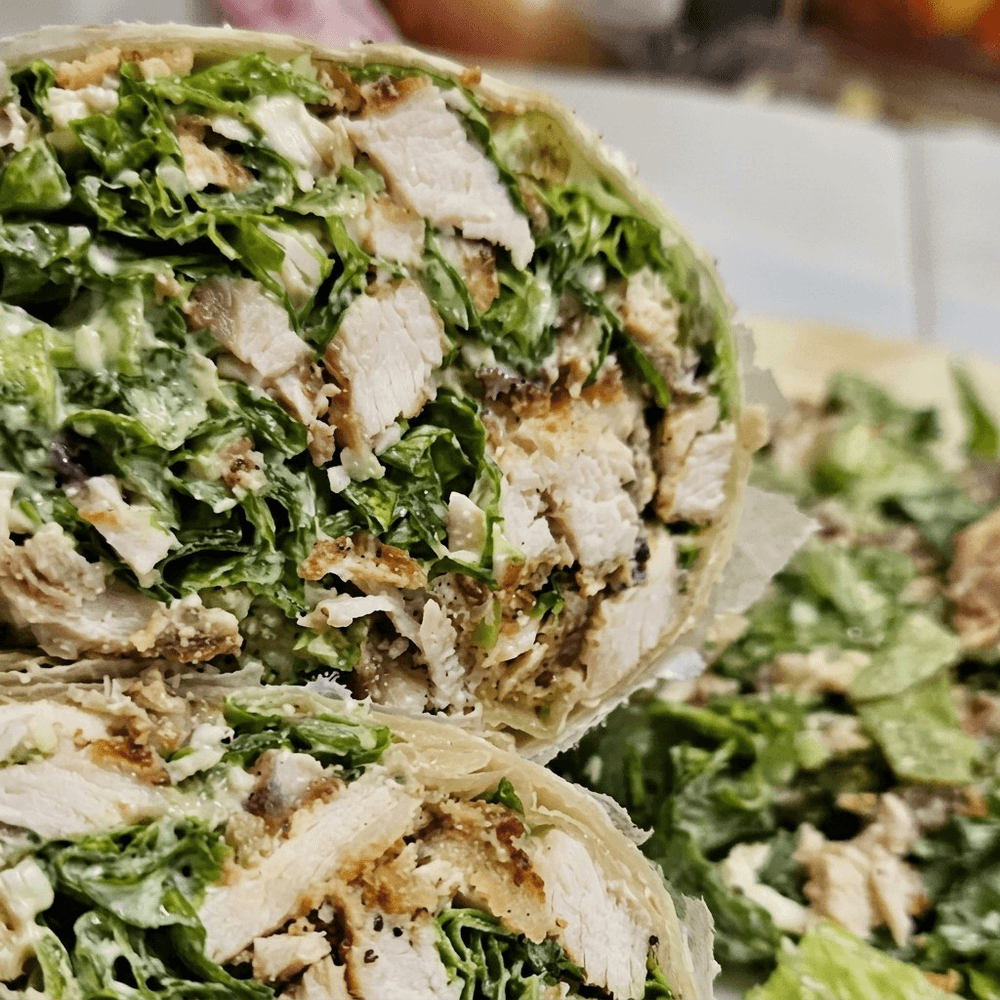 Grilled Chicken Caesar Wrap Sandwich