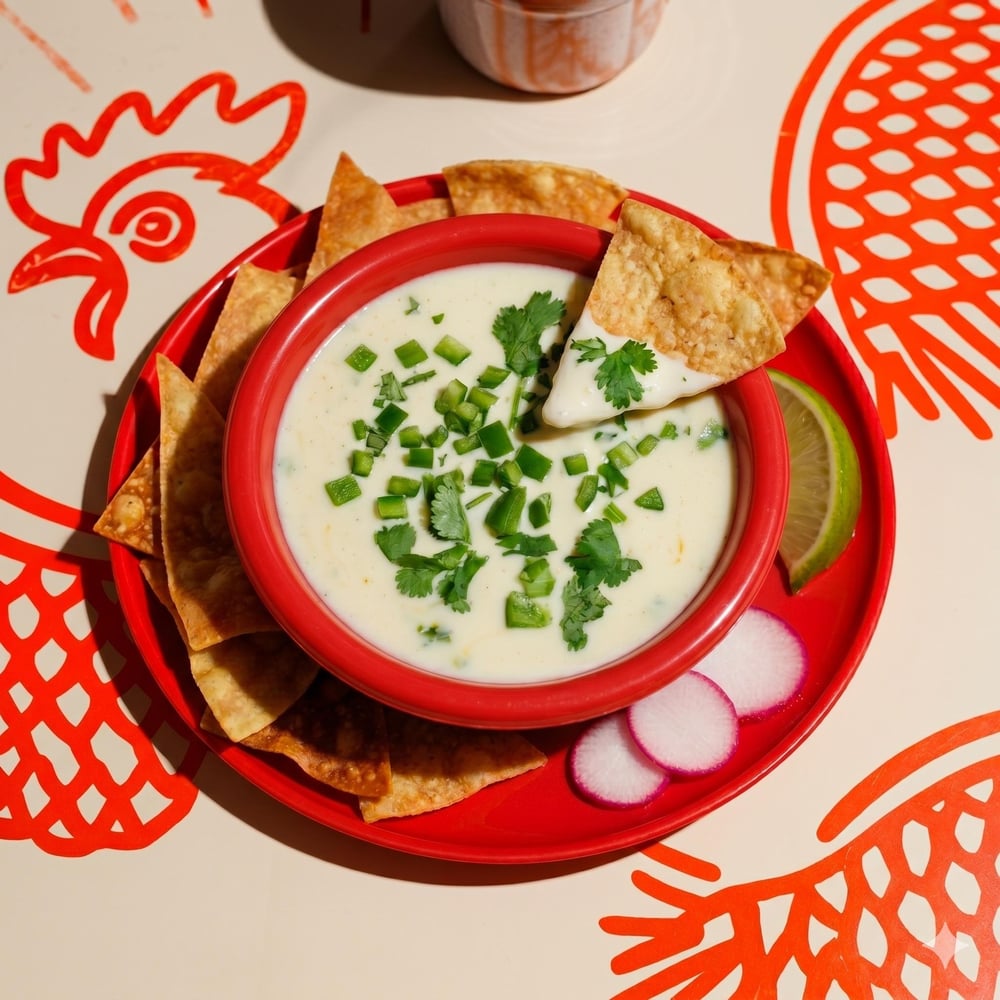 CHEESE DIP & CHIPS