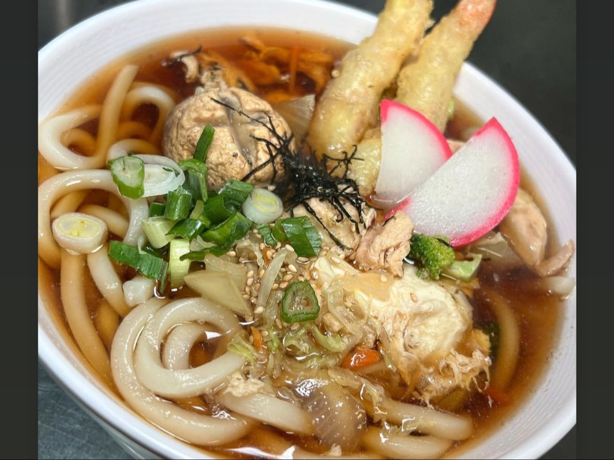 Nabeyaki udon soup