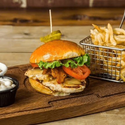 Fire Grilled Chicken Burger