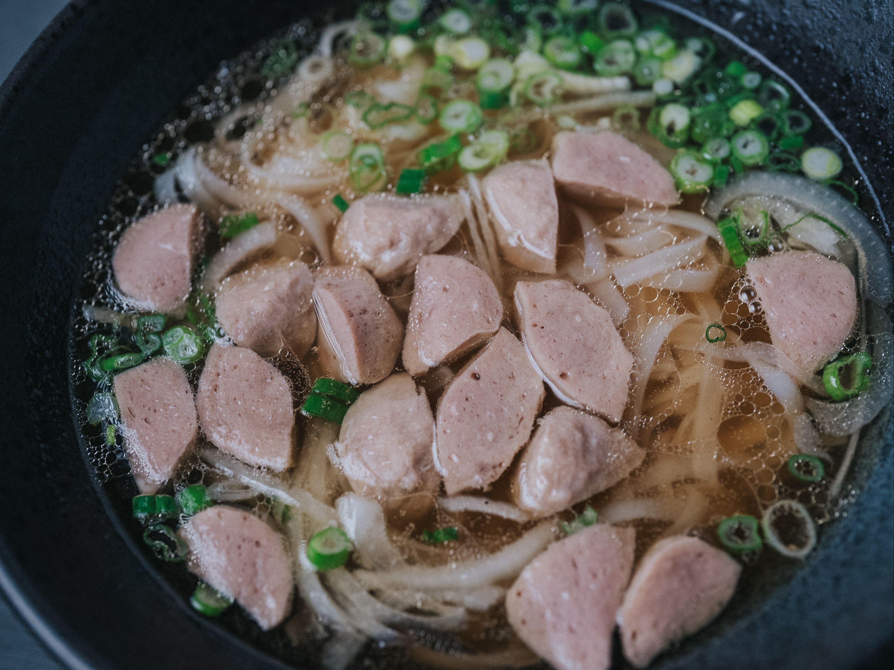 Sliced Beef and Meatball Pho