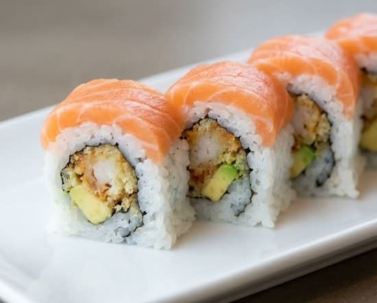 Tuna Meet Salmon Roll (Raw)