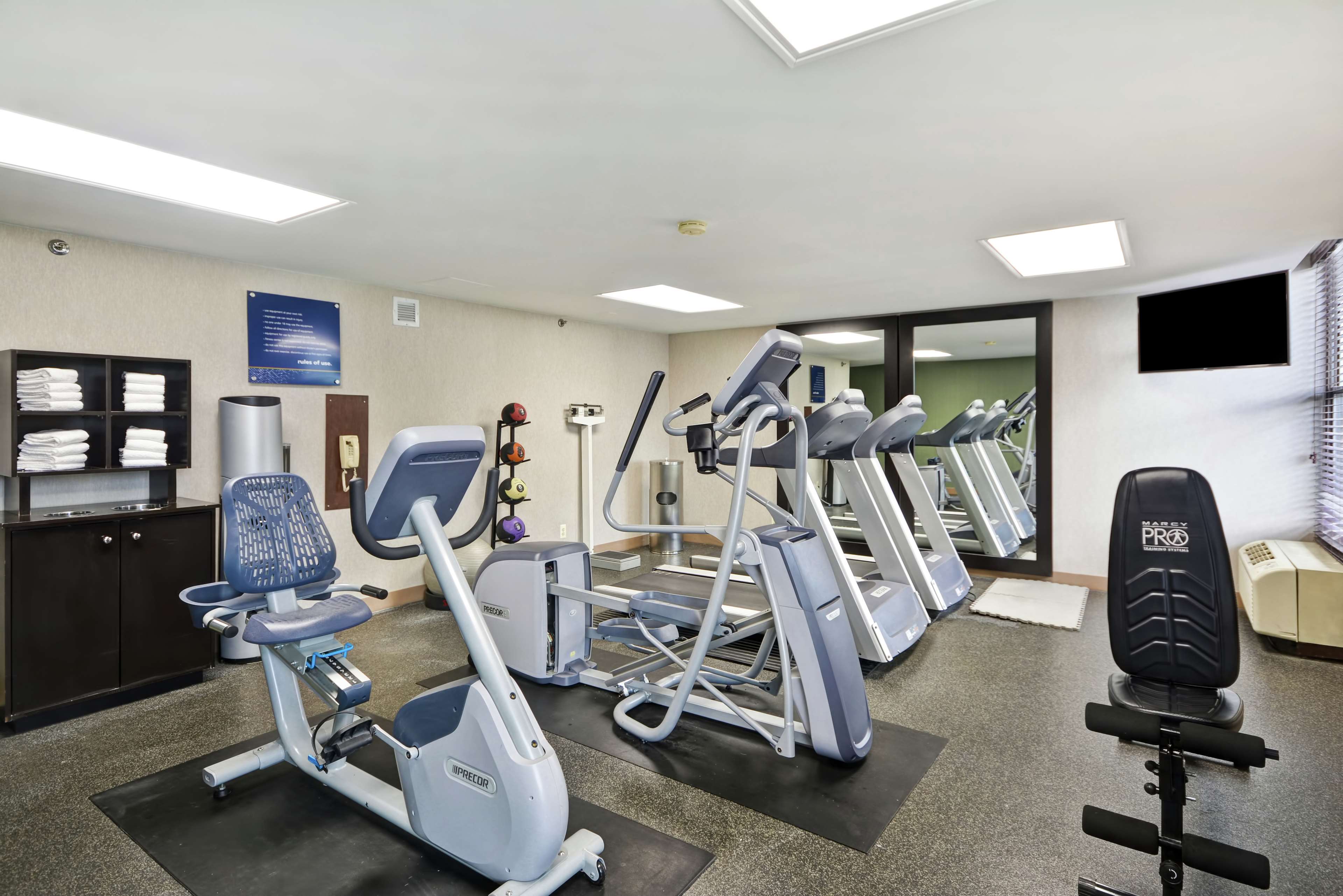 Health club  fitness center  gym