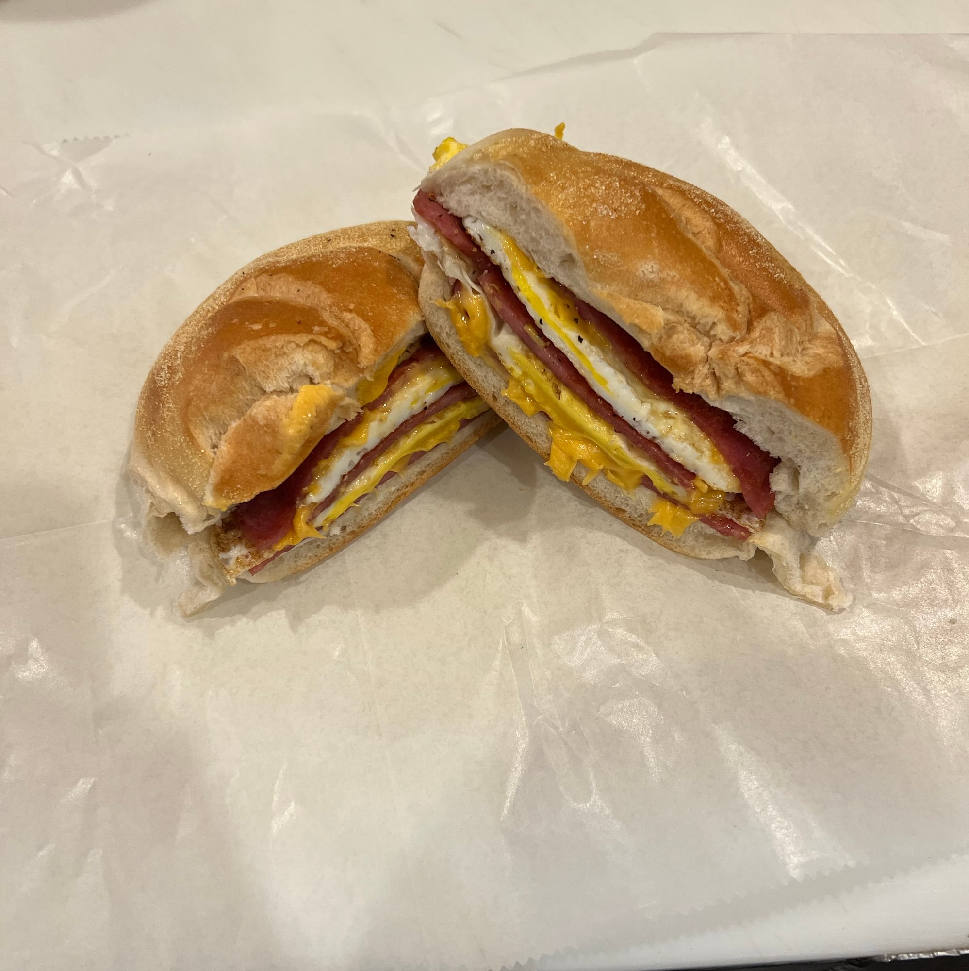 Taylor Ham, Egg & Cheese Sandwich