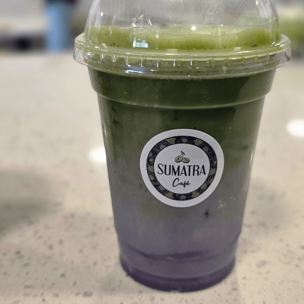 Ube Iced Matcha