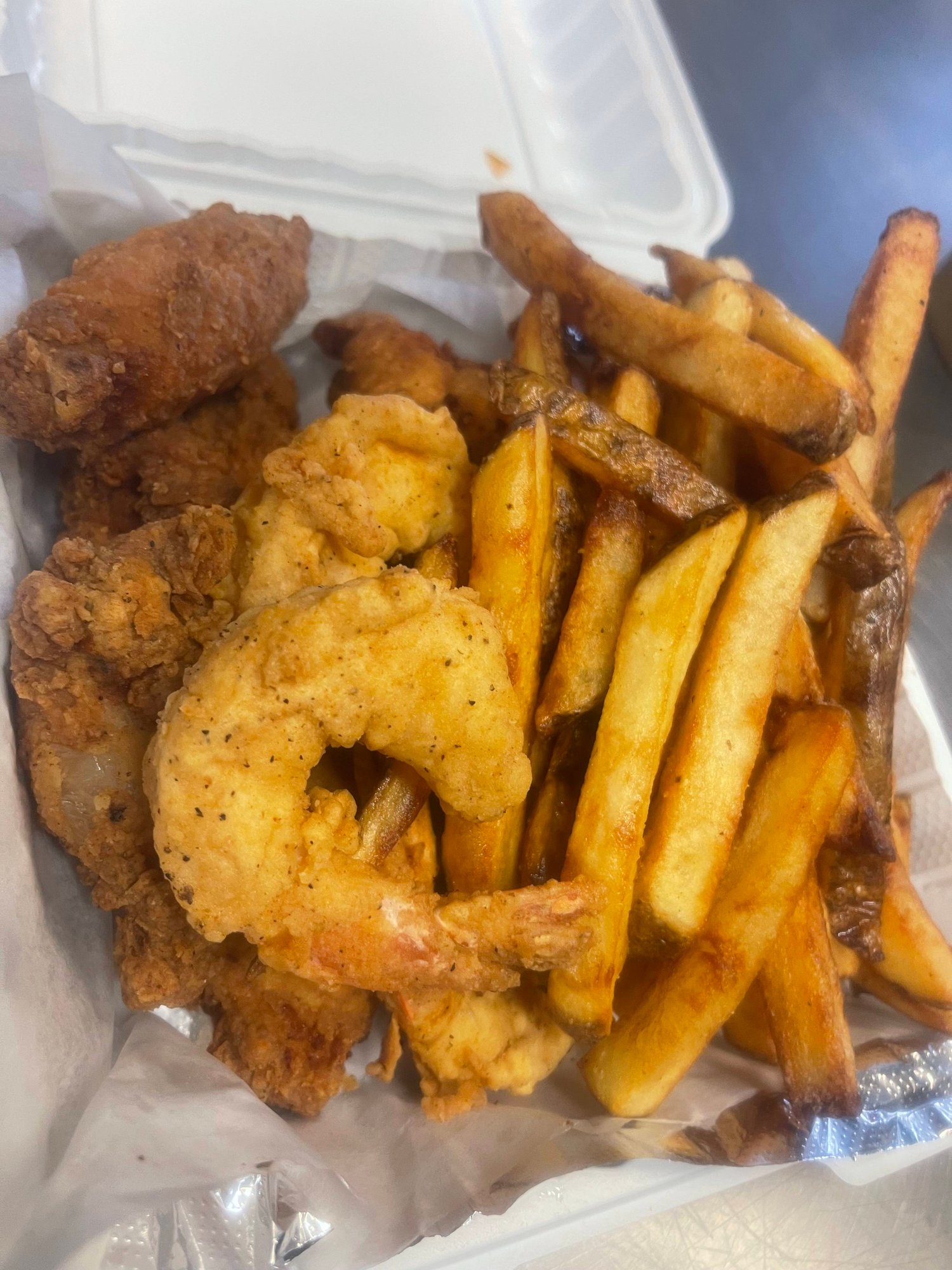 Wings and Shrimp Combo