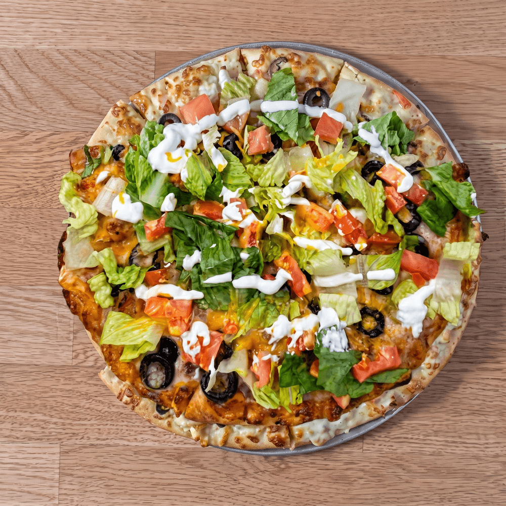 Beef Tostada Pizza