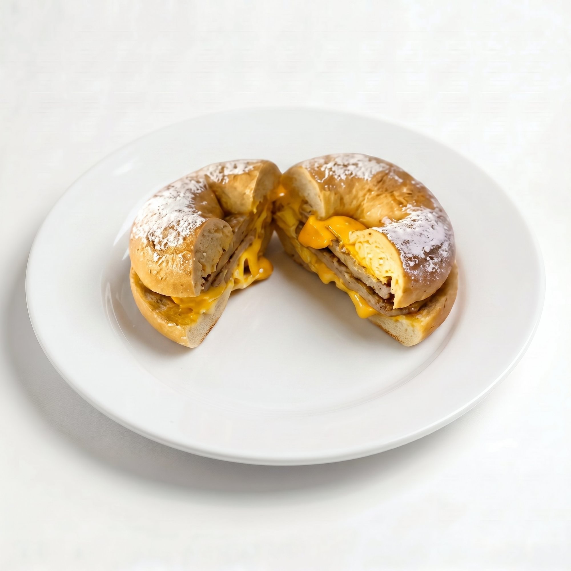Turkey Sausage, Egg and Cheese Sandwich