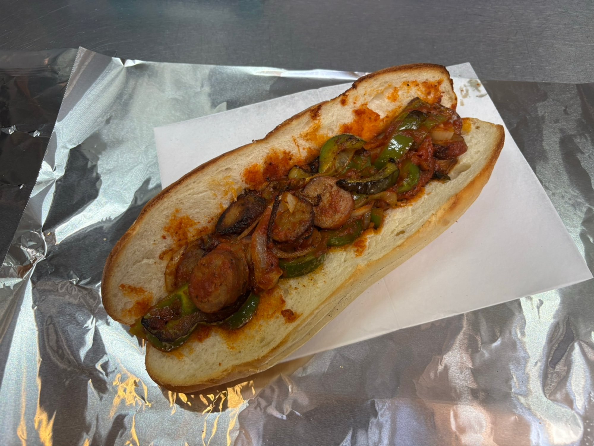 Sausage & Peppers Hero