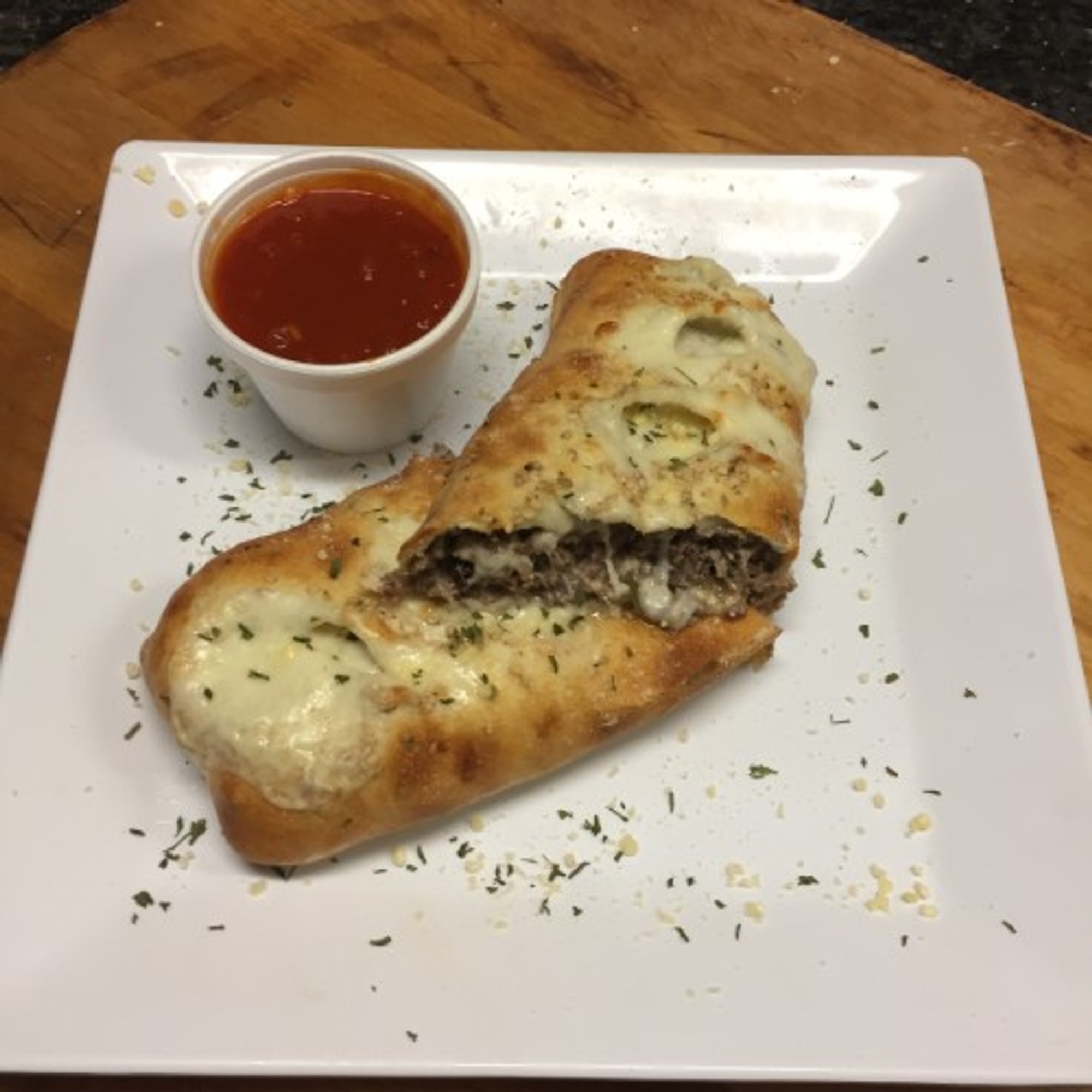 5) Individual Steak Stromboli