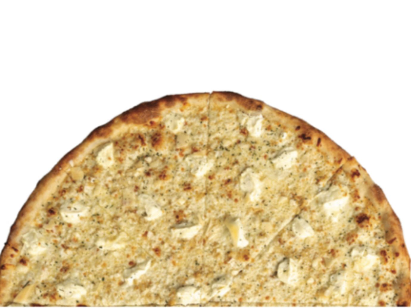30" Mega White Pizza