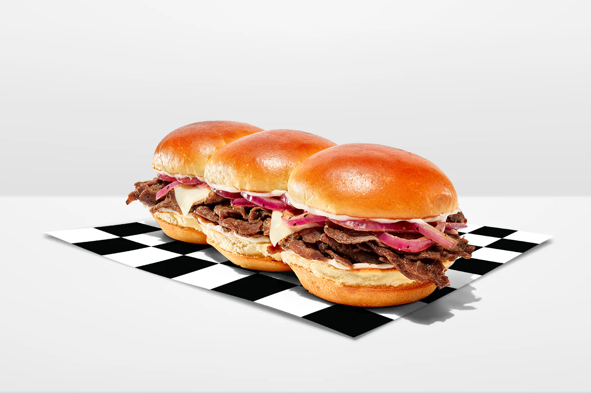 Philly Cheesesteak Sliders