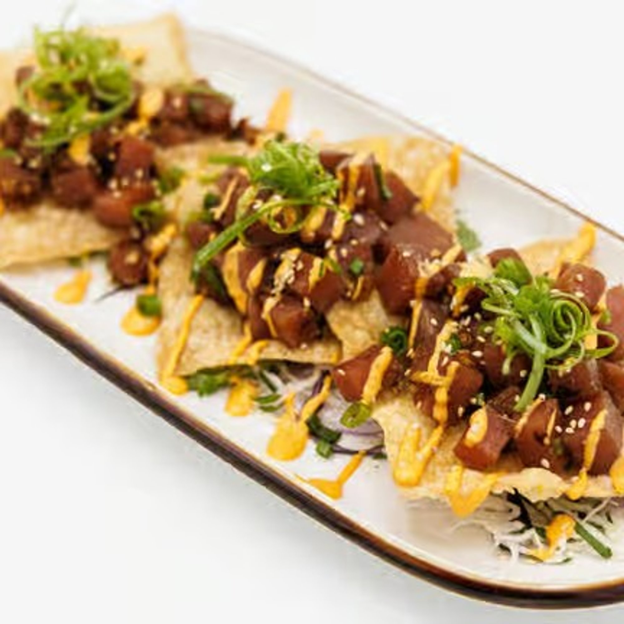Ahi Poke Tostadas