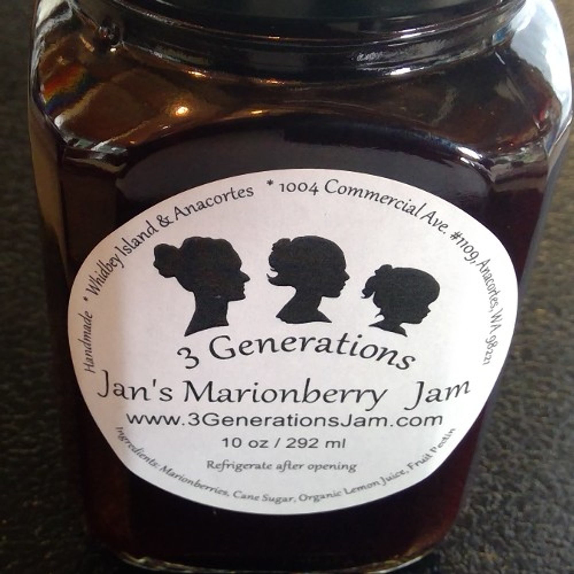 3 Generations Jam - Marionberry