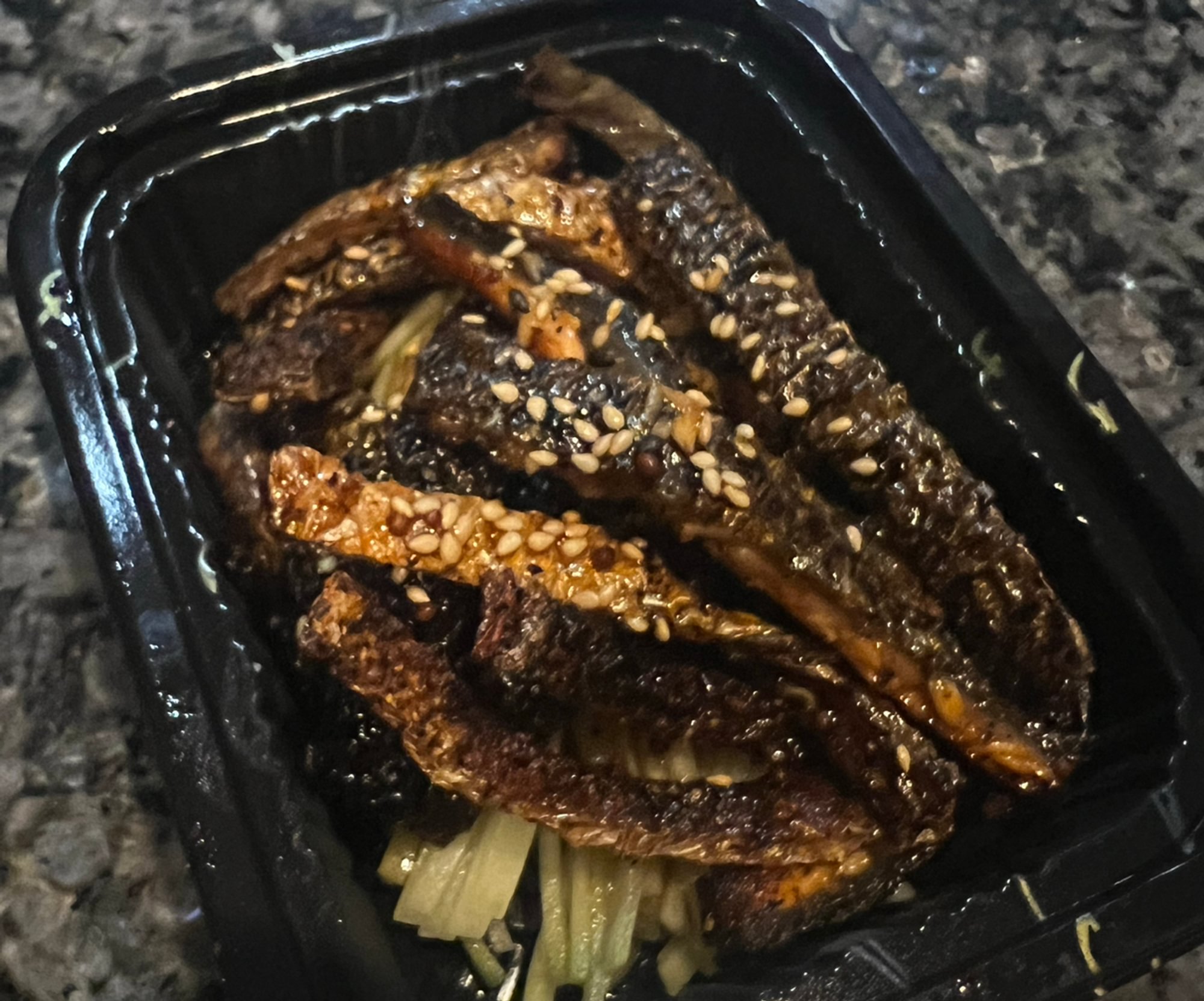 Salmon Skin Salad