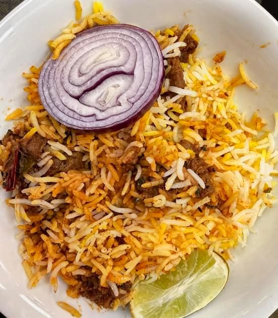 Goat Fry Biryani