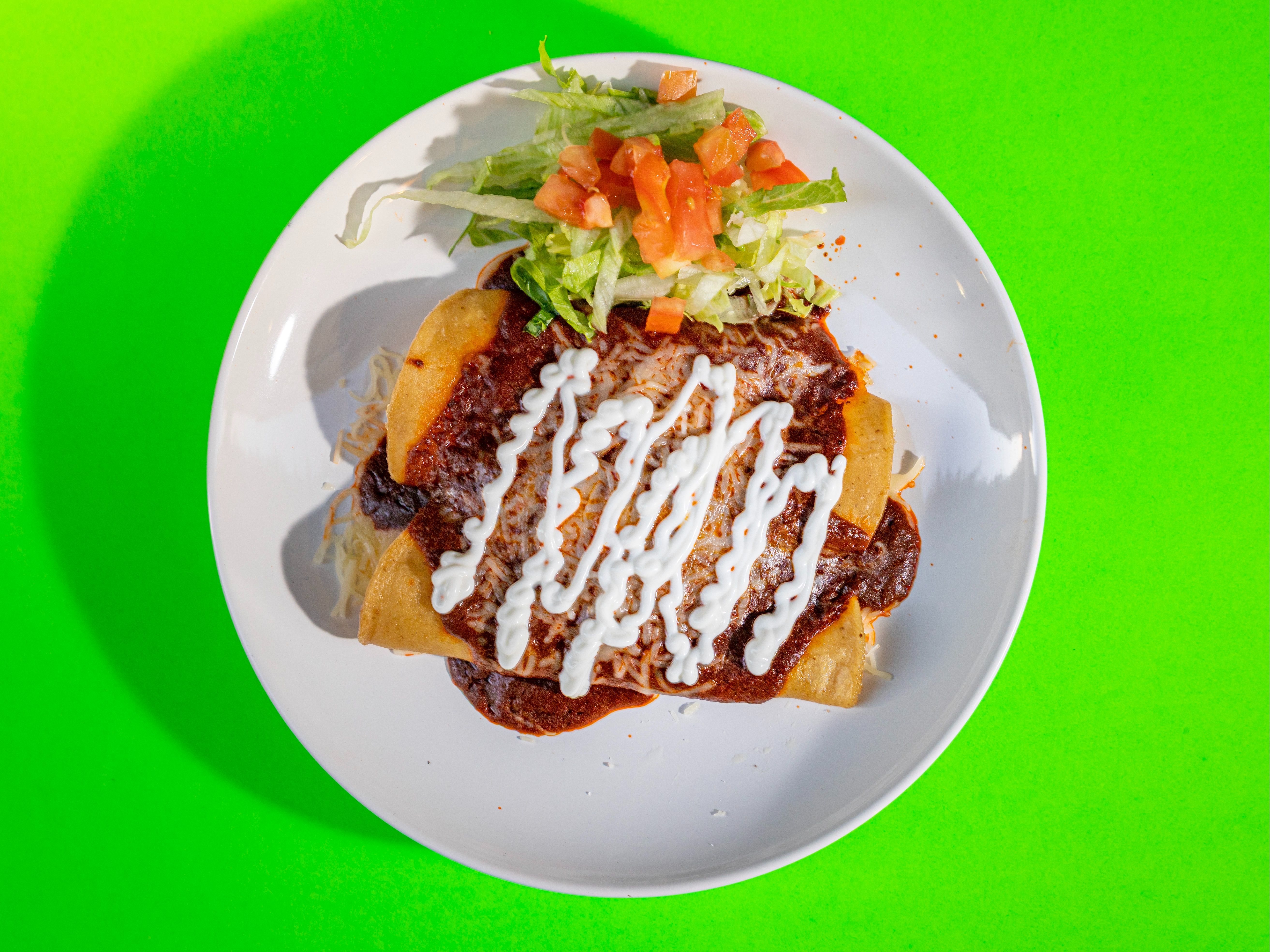 2 Shrimp Enchiladas