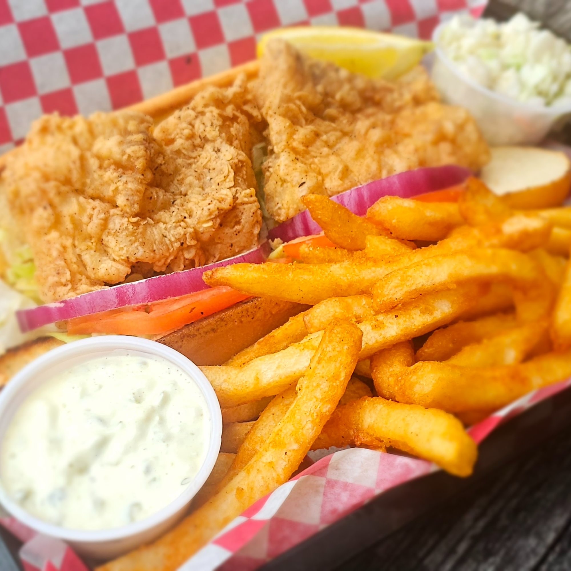 Grouper Po'Boy