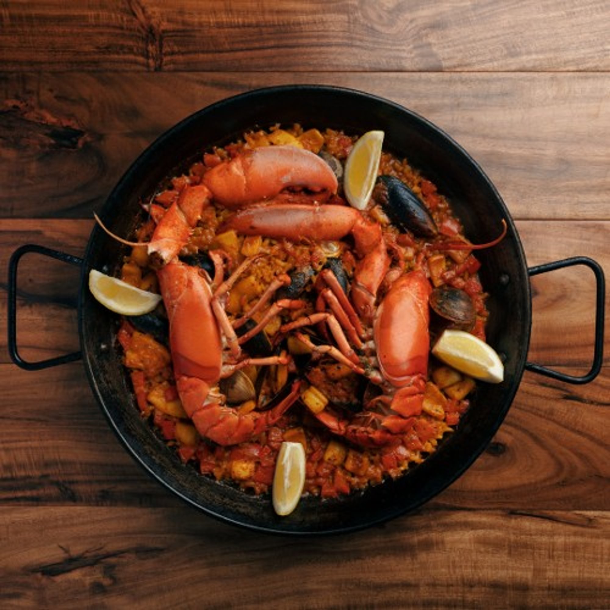 Paella De Mariscos Con Bogavante (2P)