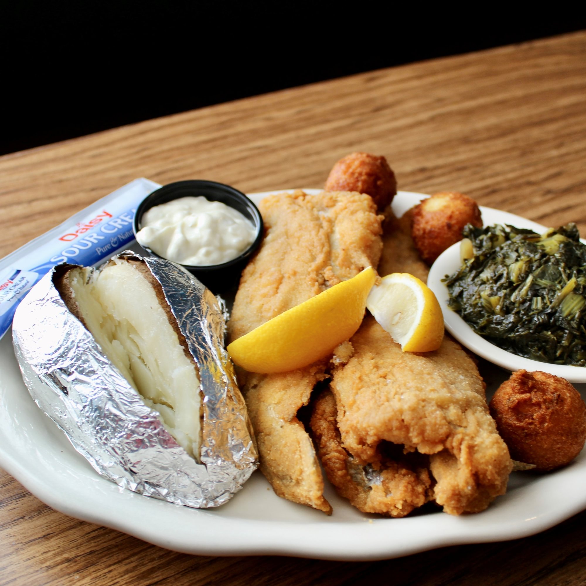 2 Piece Catfish Platter (BONE-IN)