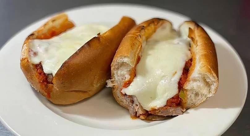 Sausage Meatballs Parm Hero