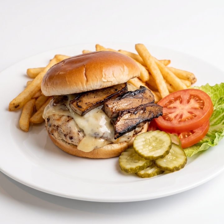 Mushroom & Swiss Burger
