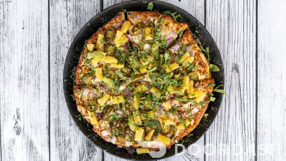 Masala Pineapple Pizza