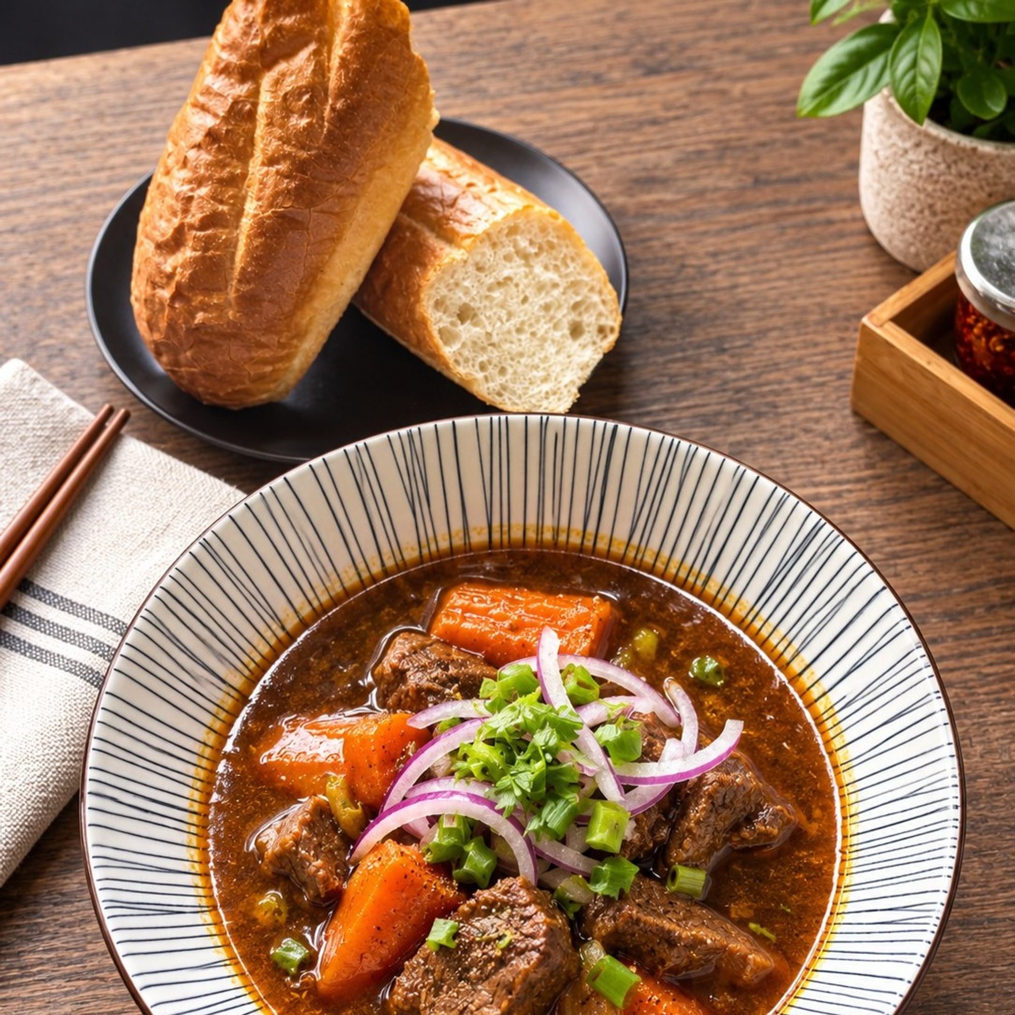 Beef Stew Baguette