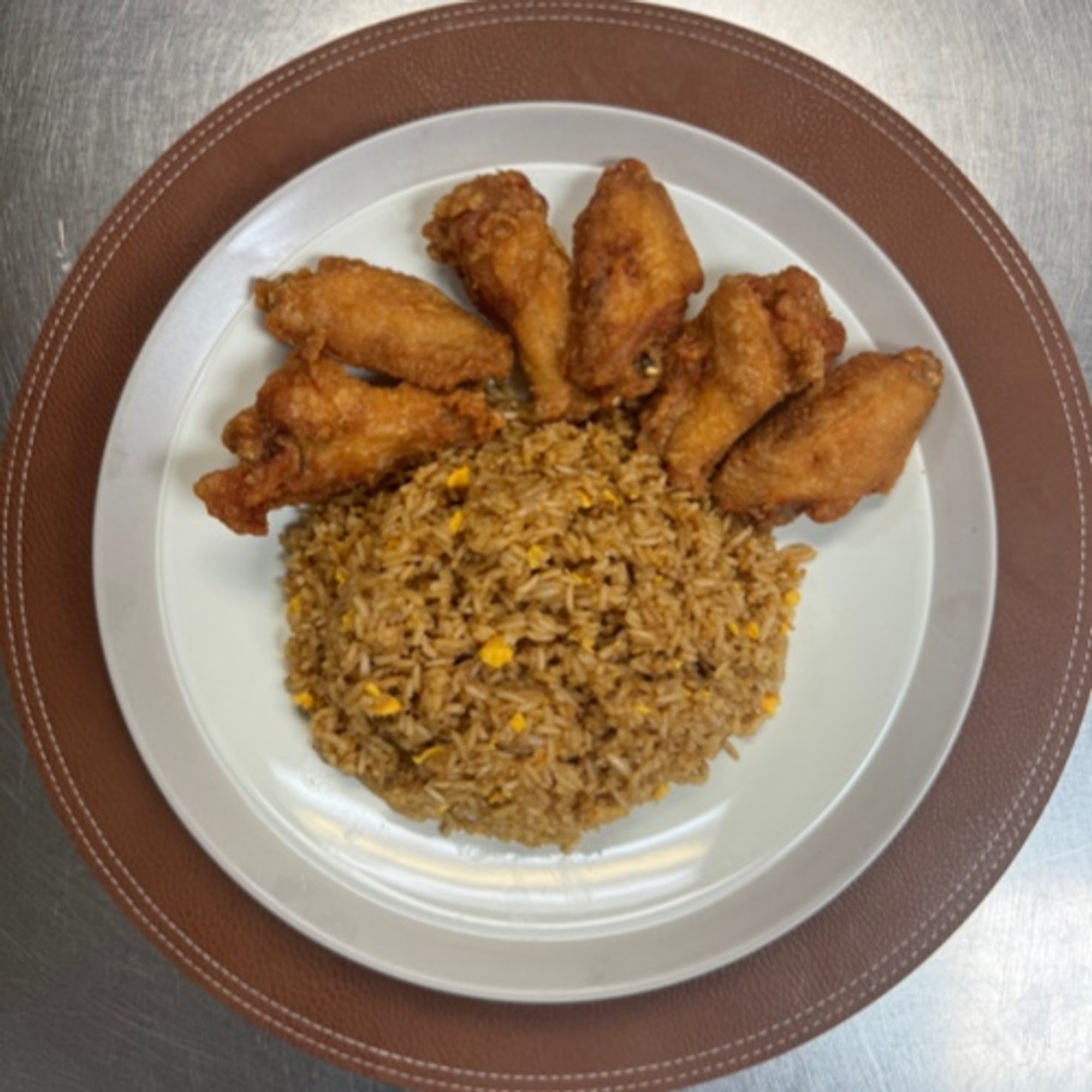 6 Wings - Fried Rice
