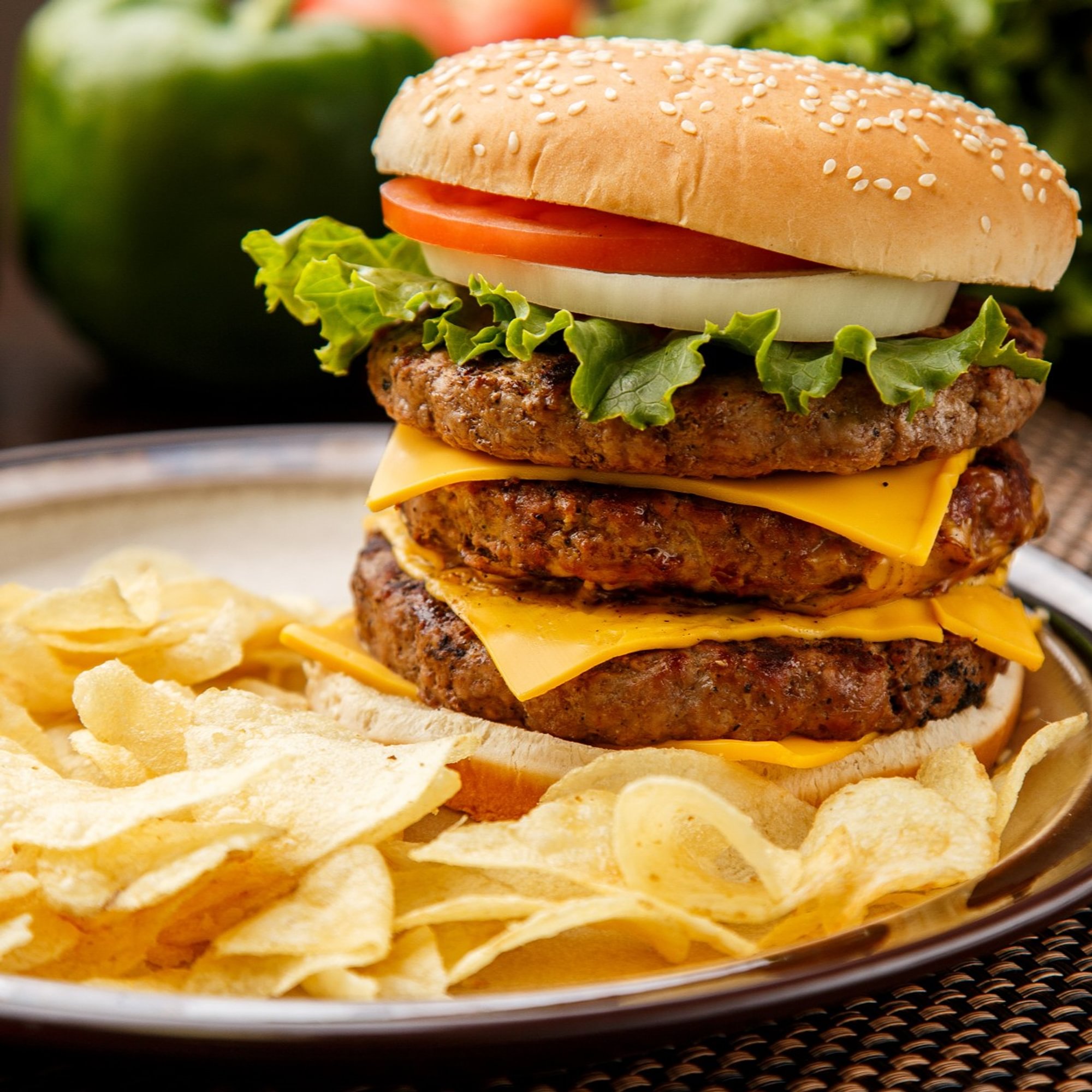 Triple Cheeseburger