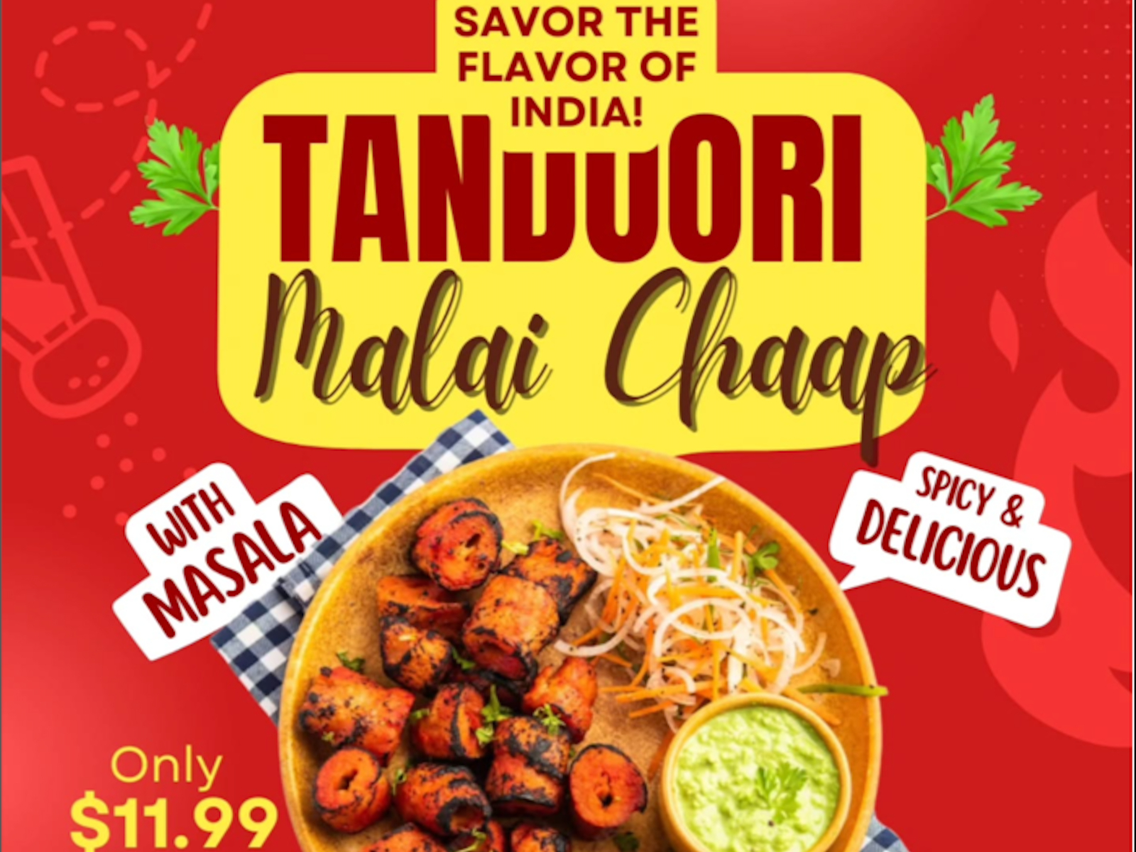 Tandoori Malai Chaap