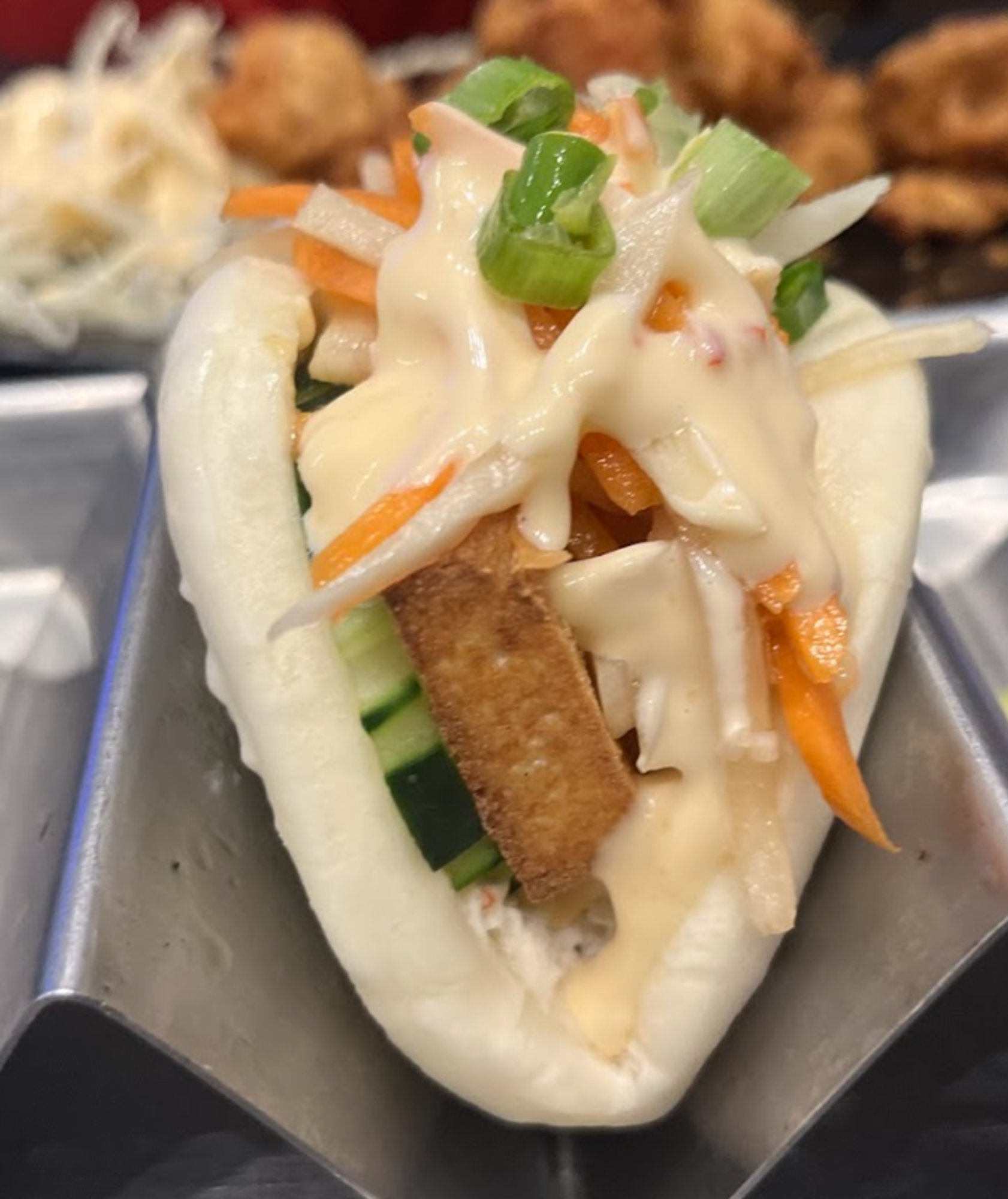 Fried Tofu Bao Bun
