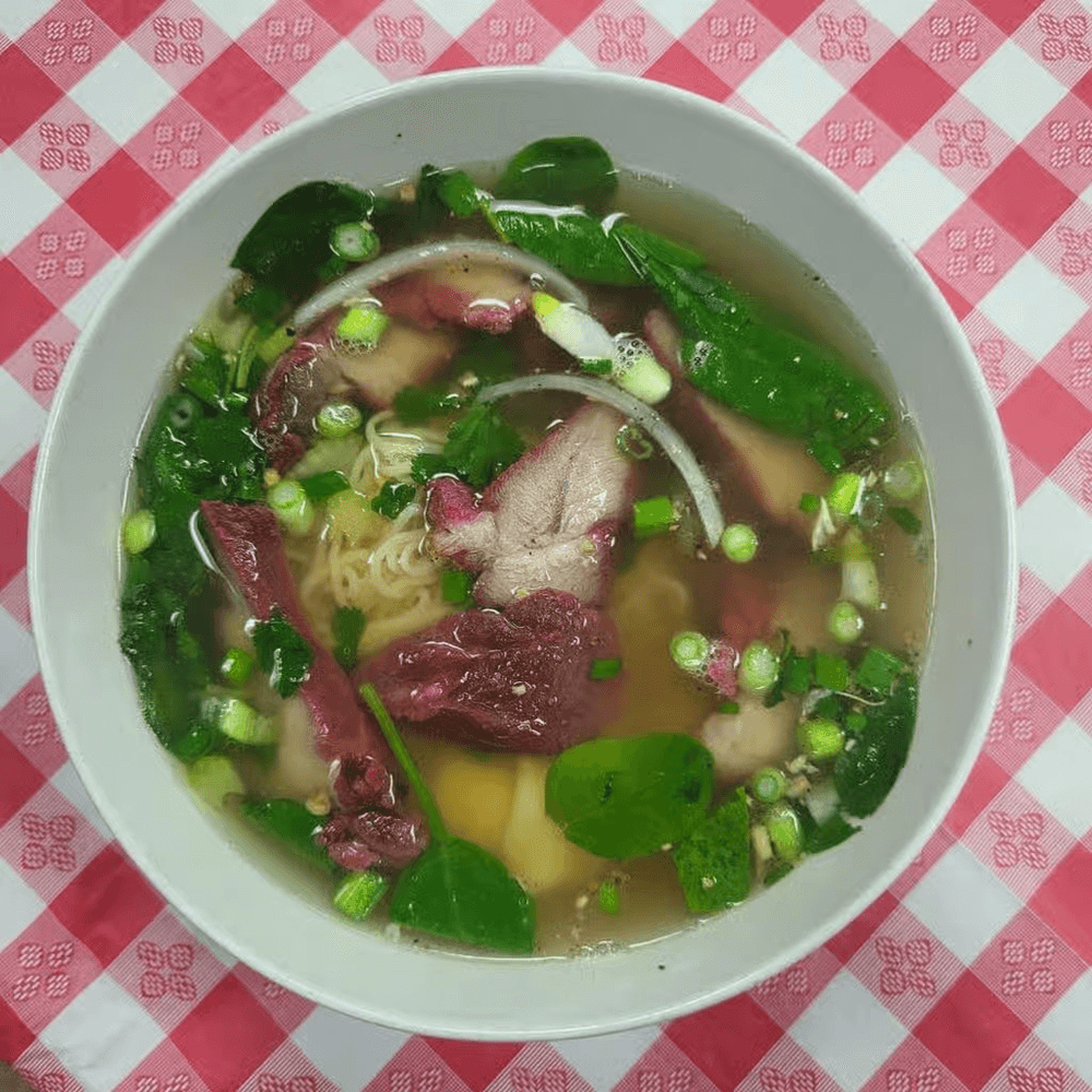 Egg Noodle & Wonton with BBQ Pork