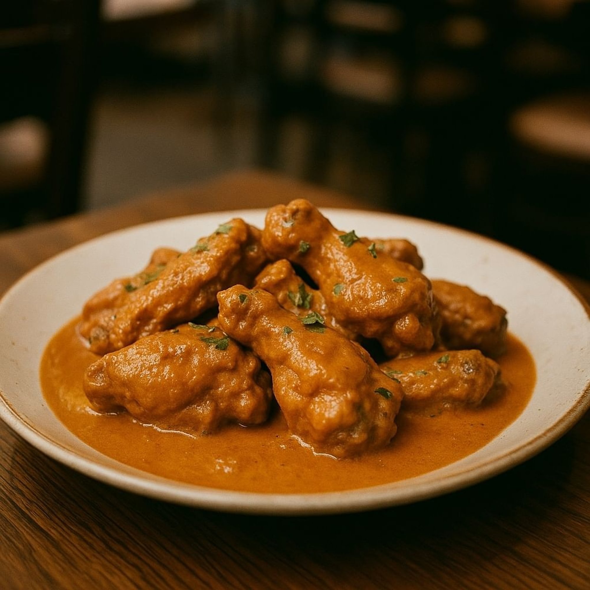 Butter Chicken Wings (Lunch Selection)